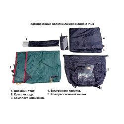 ПАЛАТКА ALEXIKA RONDO 2 PLUS